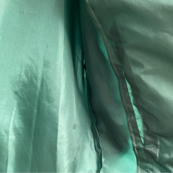 K brand Vintage Jacket Green Large DEKALB Patch Full Zip 70's 80's Nylon Farmer - Picture 16 of 16